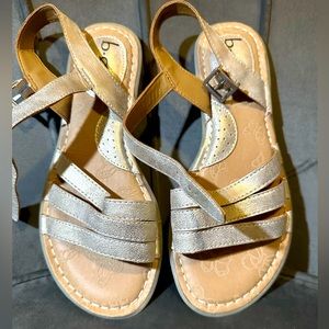 BOC metallic gold sandals- US ladies size 6